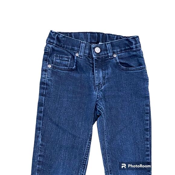 Sonoma Girls Youth Jeans Blue Size 7 Skinny Dark  5 Pockets - Picture 4 of 8